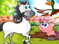 Jeu mobile Learning farm animals games for kids