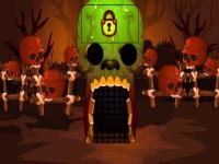 Jeu mobile Brown skull forest escape