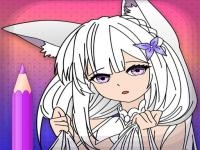 Jeu mobile Animated glitter coloring book - anime manga