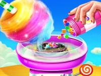 Jeu mobile Sweet cotton candy shop: candy cooking maker game