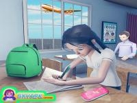 Jeu mobile Virtual high school girl game- school simulator 3d