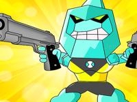 Jeu mobile Alien transform battle diamondhead game