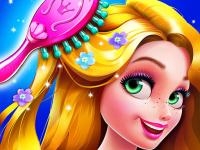 Jeu mobile Long hair princess hair salon