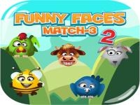 Jeu mobile Funny faces match3