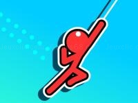 Jeu mobile Stickman rope hook : catch and swing