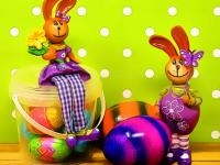 Jeu mobile Easter bunnies puzzle