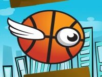 Jeu mobile Crazy flying basketball
