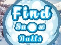 Jeu mobile Find snow balls