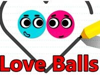 Jeu mobile 2d love balls