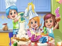 Jeu mobile Little girls kitchen time