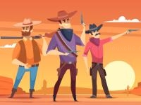 Jeu mobile Wild west shooting