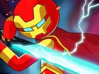 Jeu mobile Iron man - stickman fight