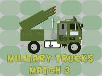 Military trucks match 3