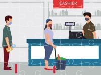 Social distancing jigsaw