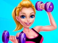 Fitness girls dress up game