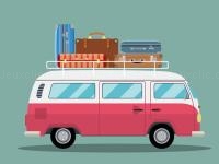 Big luggage trucks match 3