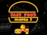 Jeu mobile Fast food match 3