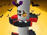 Jeu mobile Helix jump halloween