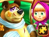 Jeu mobile Masha and the bear jigsaw