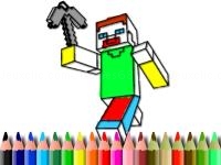 Jeu mobile Bts minecraft coloring