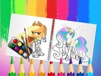 Jeu mobile Sweet pony coloring book