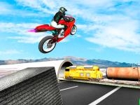 Jeu mobile Highway traffic bike stunts