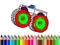 Jeu mobile Bts monster truck coloring
